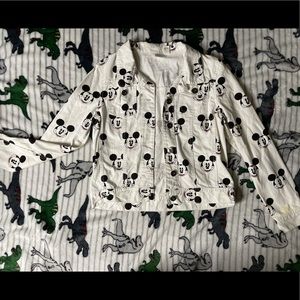 Disney Mickey Mouse Jean jacket 🏰🐭🤍💛